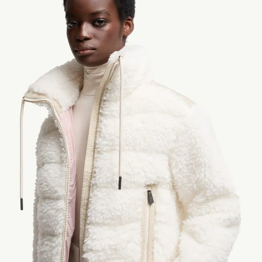 Padded Teddy Zip-Up Cardigan