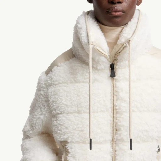 Padded Teddy Zip-Up Cardigan