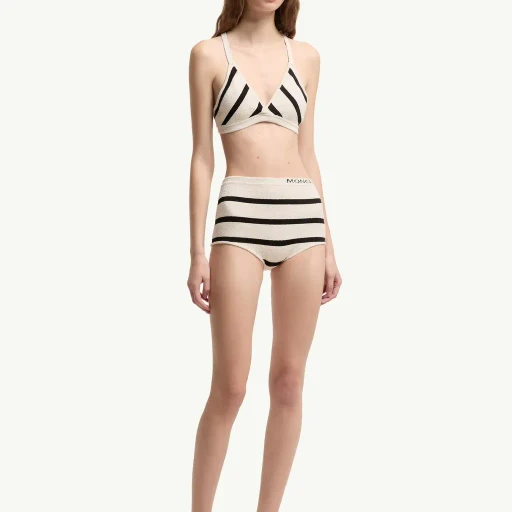 Striped Bouclé Bikini