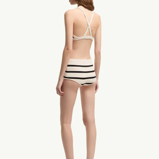 Striped Bouclé Bikini