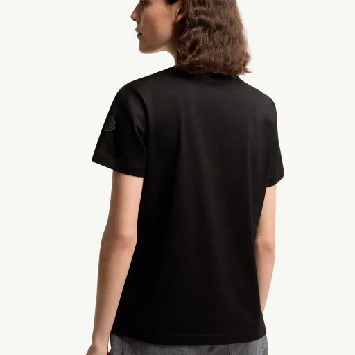 Cotton T-Shirt With Mock Pockets