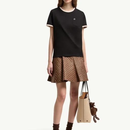 Embroidered Logo Cotton T-Shirt