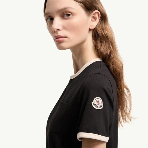 Embroidered Logo Cotton T-Shirt