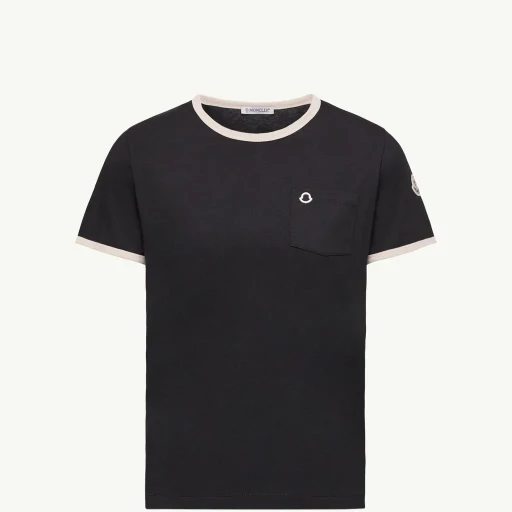 Embroidered Logo Cotton T-Shirt