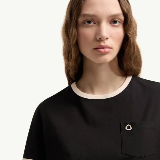 Embroidered Logo Cotton T-Shirt