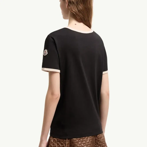 Embroidered Logo Cotton T-Shirt
