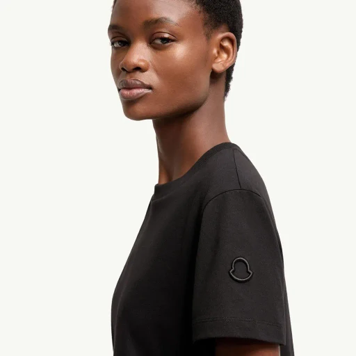Embroidered Logo Cotton T-Shirt