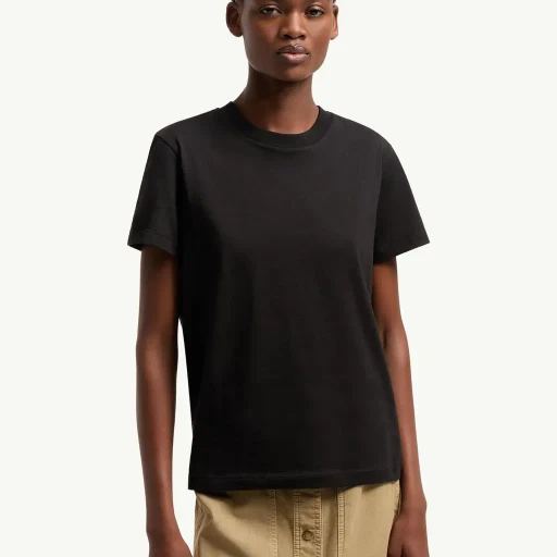 Embroidered Logo Cotton T-Shirt