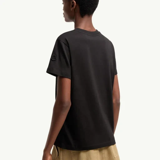 Embroidered Logo Cotton T-Shirt