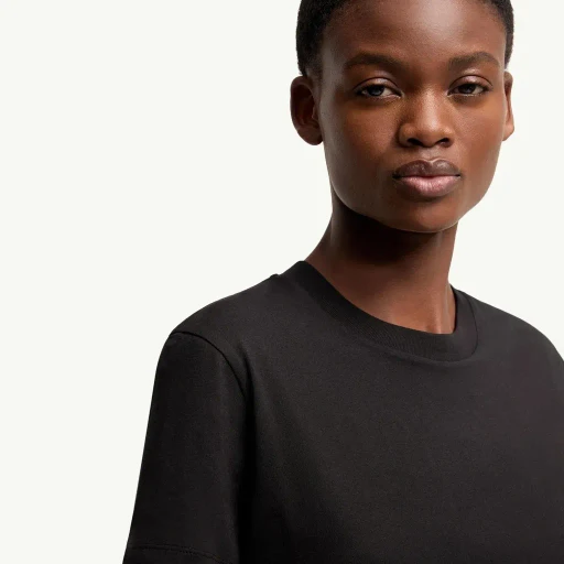 Embroidered Logo Cotton T-Shirt