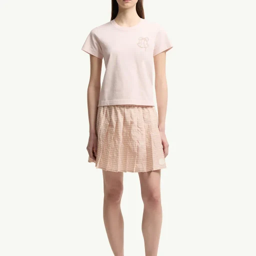 Embroidered Logo Cotton T-Shirt