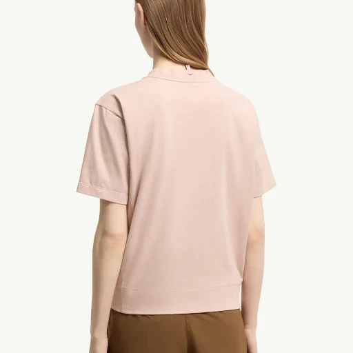 Logo Patch Cotton Blend T-Shirt