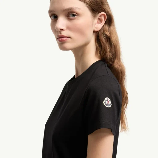 Logo Patch Cotton Jersey T-Shirt