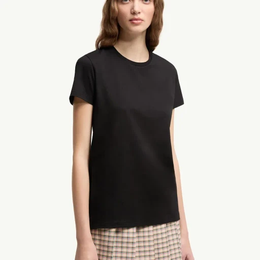 Logo Patch Cotton Jersey T-Shirt