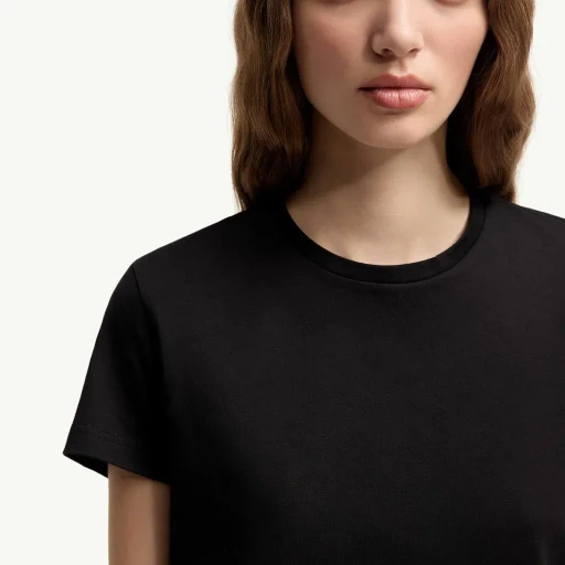 Logo Patch Cotton Jersey T-Shirt