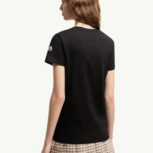 Logo Patch Cotton Jersey T-Shirt