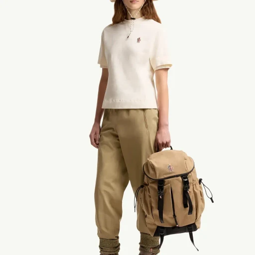 Logo Patch Cotton Blend T-Shirt