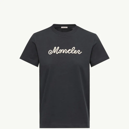 Logo Embroidery Cotton T-Shirt