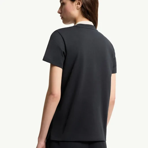 Logo Embroidery Cotton T-Shirt