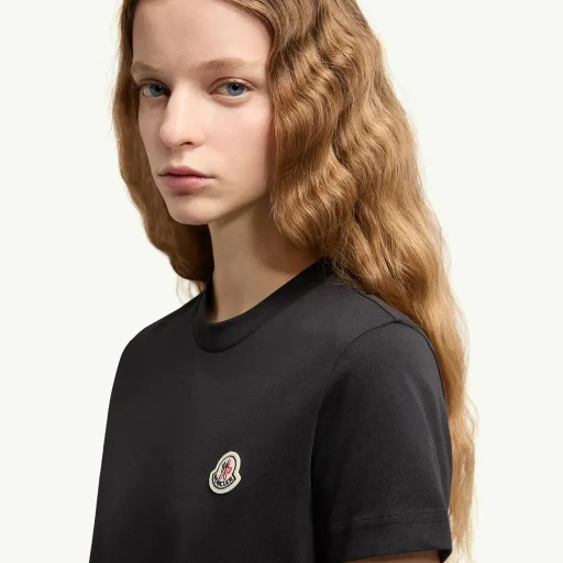Logo Patch Cotton T-Shirt