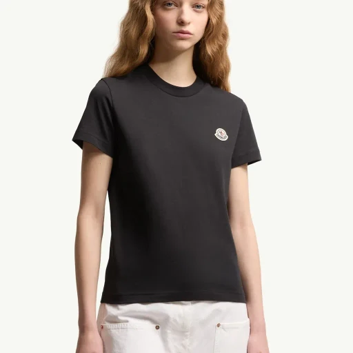 Logo Patch Cotton T-Shirt