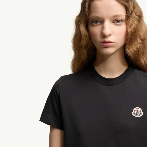 Logo Patch Cotton T-Shirt