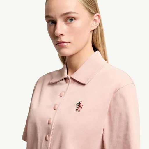Logo Patch Cotton Polo Shirt
