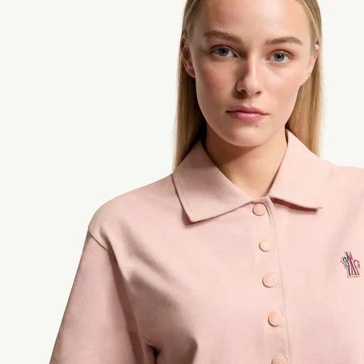 Logo Patch Cotton Polo Shirt