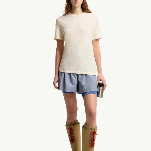 Logo Patch Cotton T-Shirt