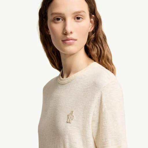 Logo Patch Cotton T-Shirt