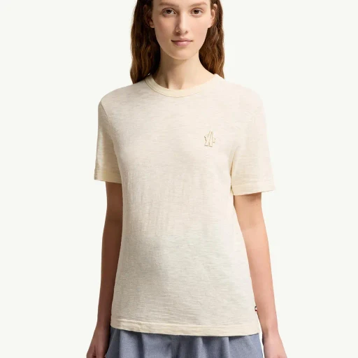 Logo Patch Cotton T-Shirt