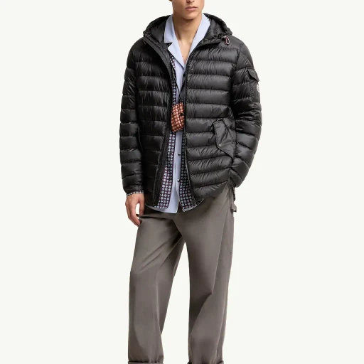 Oahu Hooded Mid-Length Down Parka Jacket