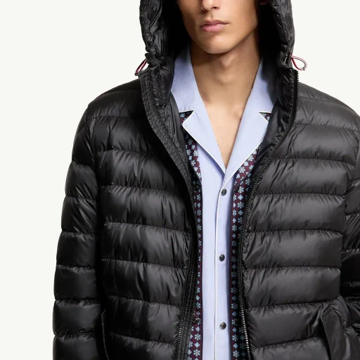 Oahu Hooded Mid-Length Down Parka Jacket