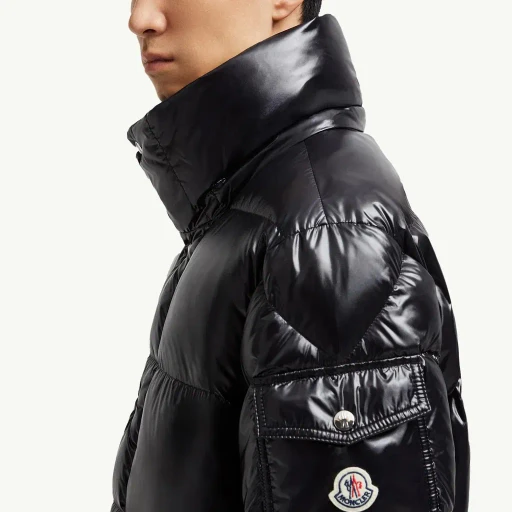 Hanoverian Hooded Square-Quilted Long Down Jacket
