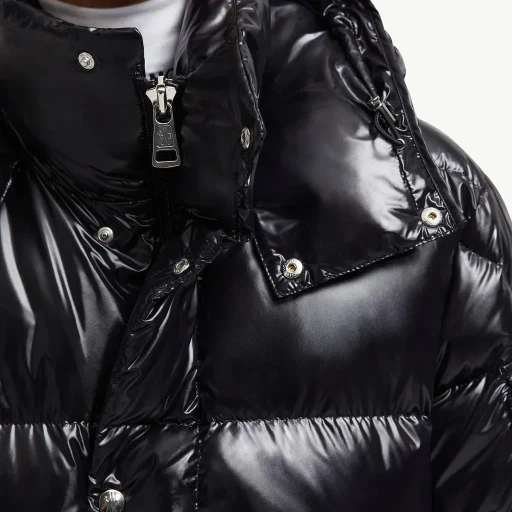 Hanoverian Hooded Square-Quilted Long Down Jacket