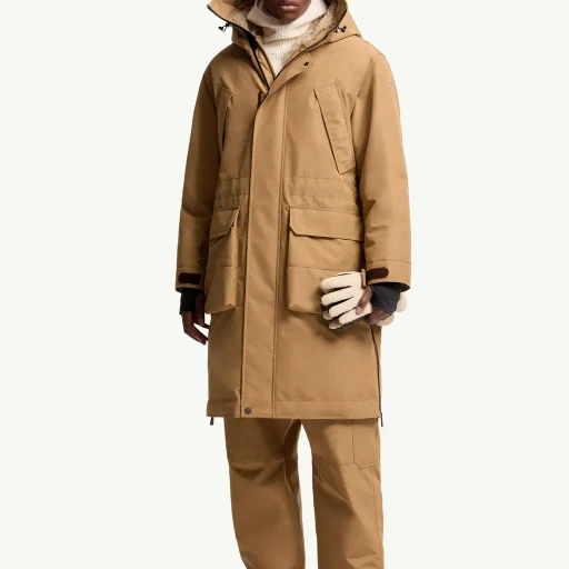 Foux Gore-Tex® Laminate Hooded Long Insulated Ski Jacket
