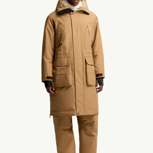 Foux Gore-Tex® Laminate Hooded Long Insulated Ski Jacket