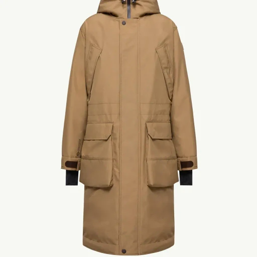 Foux Gore-Tex® Laminate Hooded Long Insulated Ski Jacket
