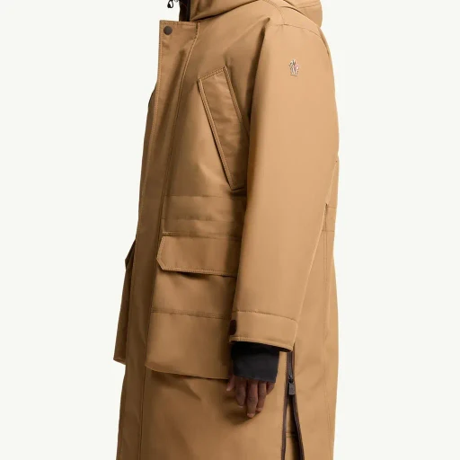Foux Gore-Tex® Laminate Hooded Long Insulated Ski Jacket