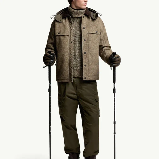Kalinzu Cotton Moleskin Short Down Jacket