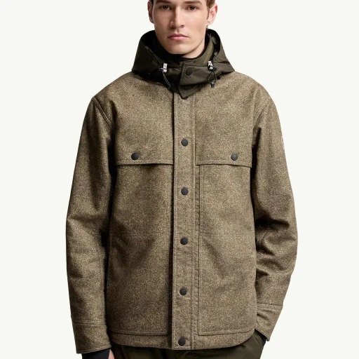 Kalinzu Cotton Moleskin Short Down Jacket