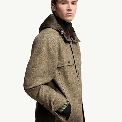 Kalinzu Cotton Moleskin Short Down Jacket