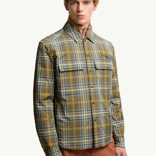 Monogram Checked Shirt Jacket