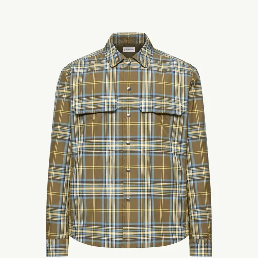 Monogram Checked Shirt Jacket