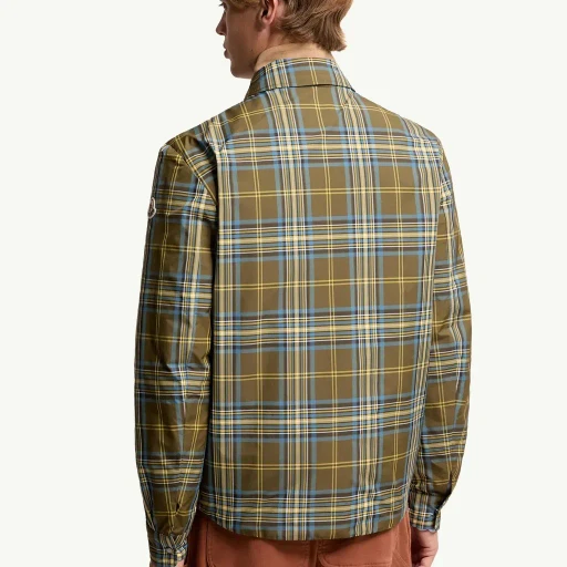 Monogram Checked Shirt Jacket