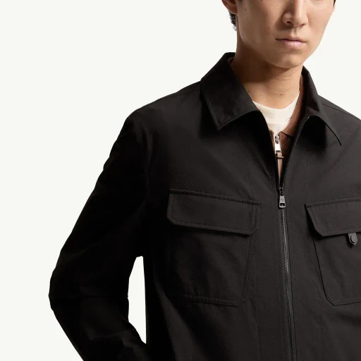 Seersucker Shirt Jacket