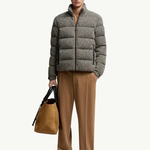 Agde Wool Blend Short Down Jacket