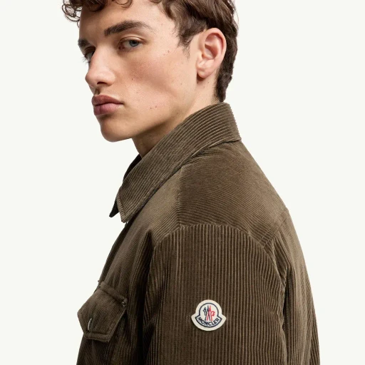 Ambroisie Corduroy Down Shirt Jacket