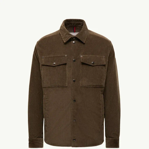 Ambroisie Corduroy Down Shirt Jacket