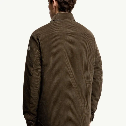Ambroisie Corduroy Down Shirt Jacket